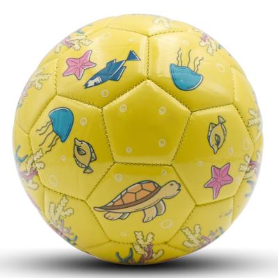 China Beautiful Waterproof 2# Football Customized Waterproof Soccer Ball For Lawn Game for sale