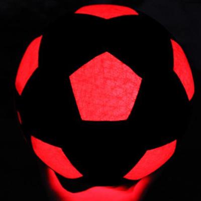 China Cool Design Eco-friendly Size 5 PU Led Soccer Ball Customized Footballs Glow In Dark Soccer Ball for sale