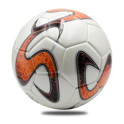 China Eco-friendly PU Leather Soccer Ball Size 5 Custom Sports Football for sale