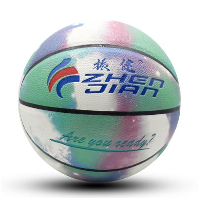 China Cheapest High Quality Absorption Eco-friendly 7# PU Basketball Laminated Basketball For Game for sale