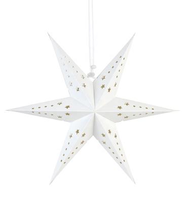 China Creative Hexagon Star Decoration Festival Paper Pendant for sale