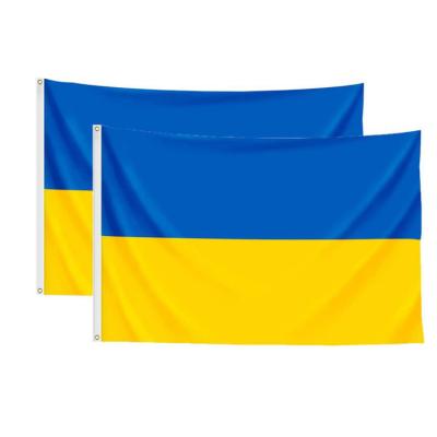 China Health Care Institutes Promotional Price All Country National Flag Custom Printed Ukrainian Flag for sale