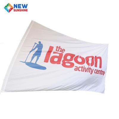 China High Quality Custom Printing Polyester Hanging Flags World Cup School Football Club Flags for sale