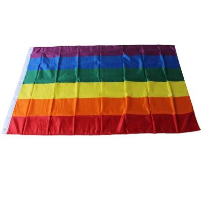 China Custom Printed Wind Hanging Cheap Prices Resist Polyester Fabric Polyester Printing Gay Pride for sale