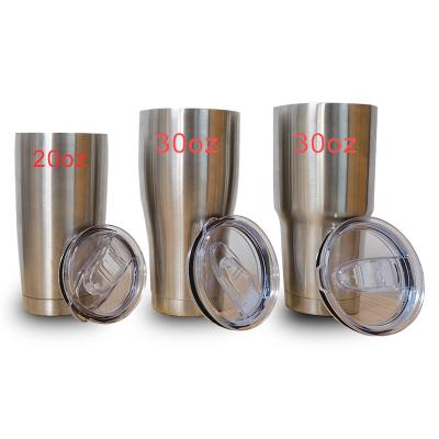 China USA 20oz 30oz Stainless Steel Sustainable Warehouse Stored Mugs Coffee Car Mugs Sublimation Travel Vacuum Tumbler for sale