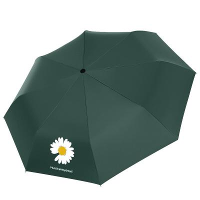 China Modern wholesale high quality cheap promotional custom printing umbrella paraguas 3 times plegable logo for sale