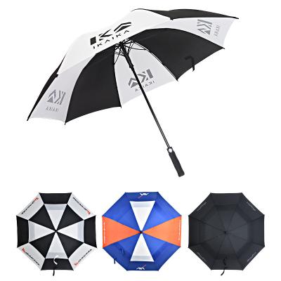 China Morden Suppliers Manufacturer Luxury Wholesale 30 Inch Windproof Big Logo Prints Large Golf Promotional Branded Custom Umbrella for sale