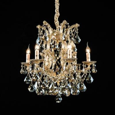 China Maria Theresa Bohemia K9 Crystal Flat Iron Material Chandelier for sale