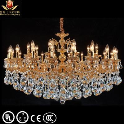 China Wholesale Modern Candle Chandelier K9 Zinc Alloy Crystal Luxury Chandelier for sale