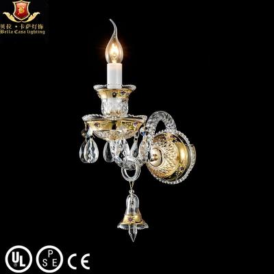 China 2023 High Warranty Modern Rusty Crystal Indoor Lighting Wall Lamps for sale