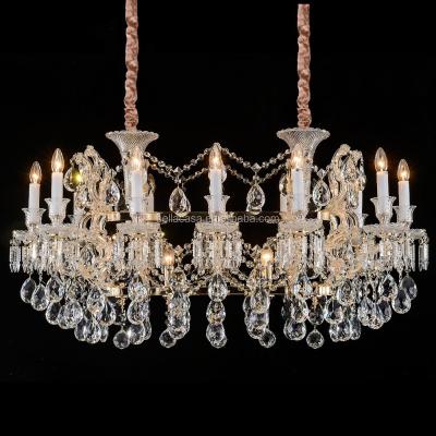 China Asfour Large HOT Residential Crystal Chandelier Prices, Large Crystal Chandelier Lighting Wholesale for sale