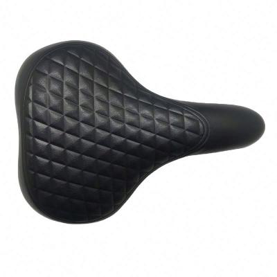 China Replacement Ergonomic Design Durable Bicycle Vintage Leather Ergonomic Durable Saddle for sale