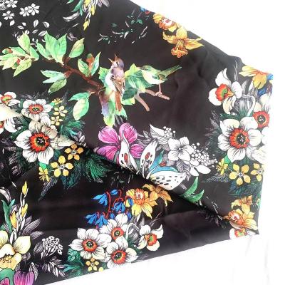 China Viable new digital printed cotton fabric rayon fabric digital printed design for dress for sale