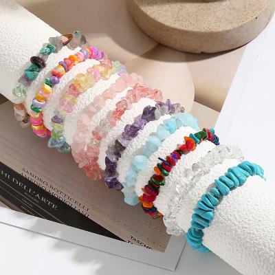 China High Quallity Europe and the United States cross-border e-commerce jewelry Bohemia color stone bracelet natural stone bracelet for sale