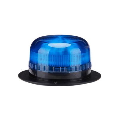 China Senken Transparency Rotating Lens Mini Blue LED Strobe Beacon Light For Emergency Car LL126-1 for sale