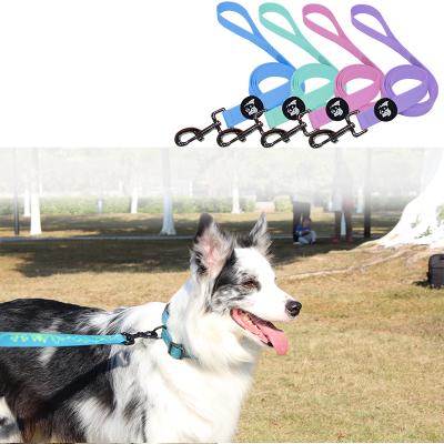 China Manufacturer Wholesale Custom Pattern Padded Waterproof Rope Dog Leash Collar Set for sale