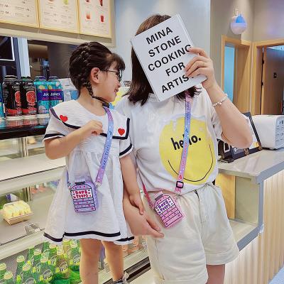 China Mommy and Me Trendy Fashion Purses and Handbags 2021 Cute Ladies Matching Cartoon Children Purses and Handbags Mini Bags for sale