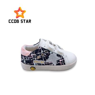 China Stylish Lightweight Round Sports Shoes For Babies Rubber Sole Shoes For Kids Children Star Boys Style Princess Shoes Sneakers for sale