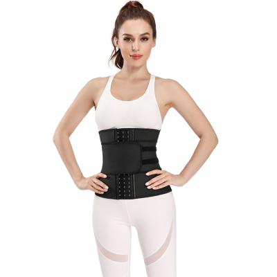 China Women Waist Trimmer Antibacterial Corset Body Shaper Colombian Simple Fajas Strap Latex Waist Trainer for sale