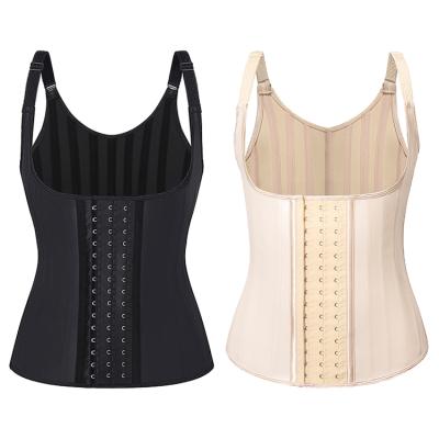 China Antibacterial Drop Shipping Latex 25 Waist Trainer Corset Top Trimmer Cincher Steel Boned Back Support for sale