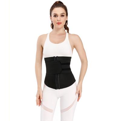 China Steel Boned Black Body Shaper Shapewear #647 Sticker Cincher 7 Viable Waist Trainer Neoprene Strap Elastic Corset Girdle for sale