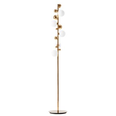 China New Design Gold Hot Sale Modern Metal Room Standing Led Corner Floor Lamp for sale