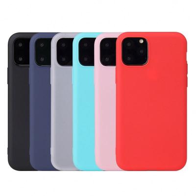 China Soft Touch Amazon Matte Liquid Silicone Tpu Mobile Cell Phone Cover Case For Iphone 11 pro Max Phone Case for sale