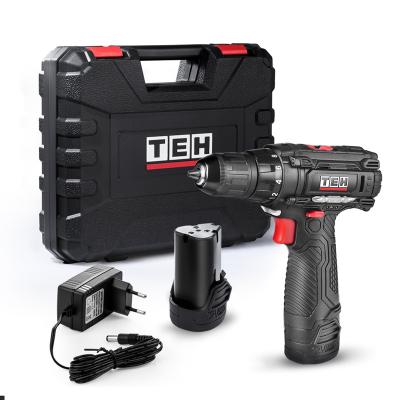 China New type high speed electric cordless drill 12v electric cordless drill steel battery for sale