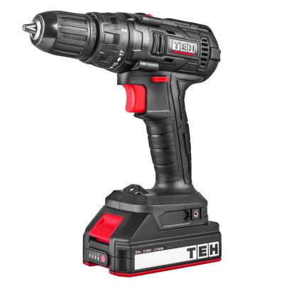 China The 2 Speeds For Daily Task Power Tool 20V max 3/8 Inch Impact Drill/Rechargeable Battery 1-10mm Cordless Driver for sale