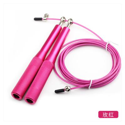 China Universal Hot Selling Fitness Sports Training Adjustable Custom Logo Aluminum Weighted Adjustable Jump Rope for sale