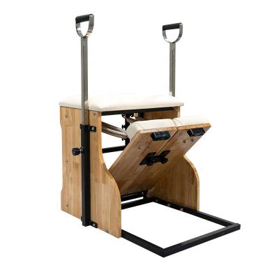 China Gymnasium Pilates Reformer Equipment Oak Maple Gym Fitness Machine Wooden Pilates Reformers for sale