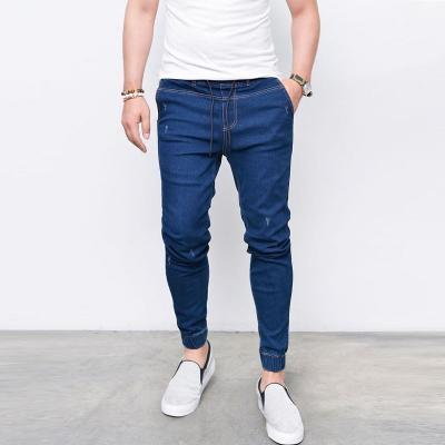 China Wholesale Formal Hombre Jeans Blue Casual Skinny Biker Ripped Stretch Men Plus Size Slim Fit Jeans for sale