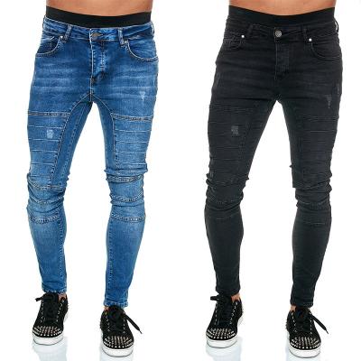 China 2022 Summer Streew Wear Slim Fit Stylish Jeans Pantalones De Hombre Cross-Pants Stacked To Stretch Super Skinny Biker For Men Jeans for sale