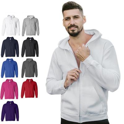 China Wholesale Custom 258gsm Tudung Men's Blank Sweatshirt Hooded Fleece Hoodie Pocket Zipper Unisex Breathable Zipper Up Hoodies for sale