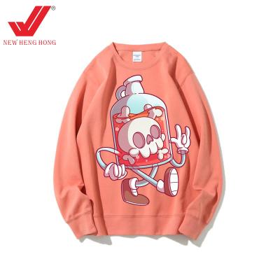 China Wholesale Custom Fashion Logo Halloween Long Sleeve Oversized High Quality Round Casual Men's Breathable Neck 300gsm Sweatshirt for sale