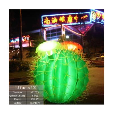 China Light Pipe Energy Saving LED Christmas Cactus Outdoor Decorative Light for sale