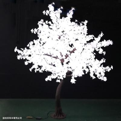 China 2021 Hot Sale 300cm RGB LED Large Multi Color LED Trees Tropical Artificial Maple Trees for sale