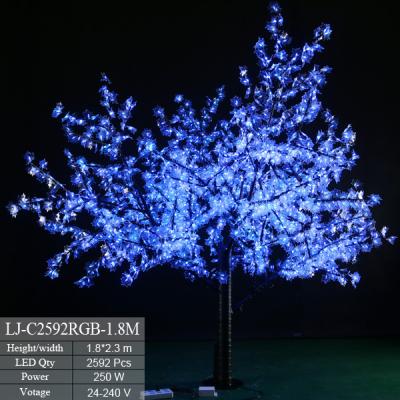 China High Simulation LED Tropical Trees Artificial Outdoor Waterproof Maple Trees For Holiday Decoration for sale