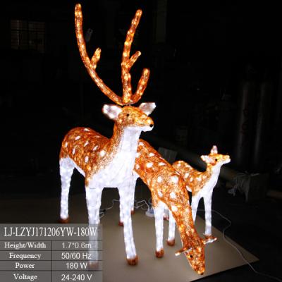 China Tropical Indoor Outdoor Decorative Lighting LED Artificial Animals For Garden Decor for sale