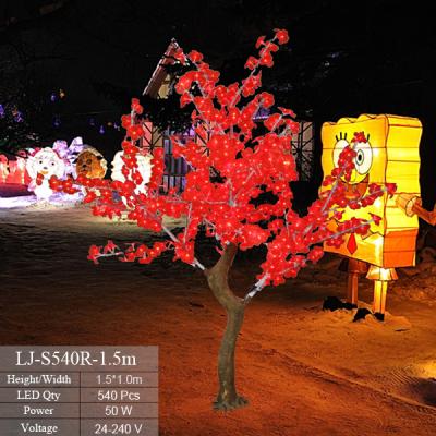 China interior & Outdoor Decoration Good Quality Cherry Blossom Tree Light Outdoor Lighted Palm Tree for sale