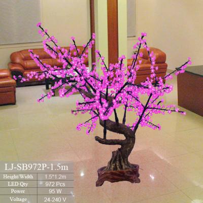 China interior & Hot Sale Outdoor Led Decoration Tree Customized Outdoor Lamp Light With Flowers Decoration for sale