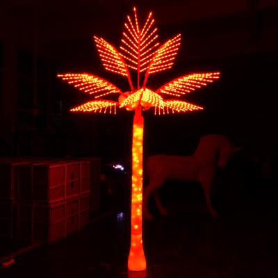 China Outdoor Waterproof Decorative Indoor Light Plam Tree Artificial Coconut Palm Trees Palm for sale