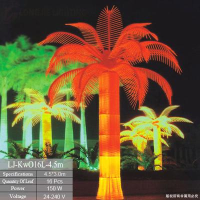 China interior & Wholesale Price Decoration Outdoor Tree Light Decorative Washington Palm Led Tree For Outdoor for sale