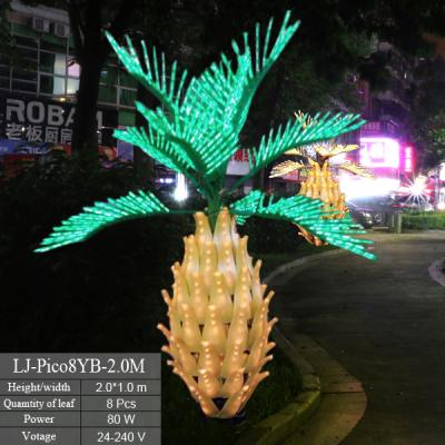 China interior & Outdoor Competitive Price Led Decoration Palm Tree Lighted Decoration Led Tree Light for sale