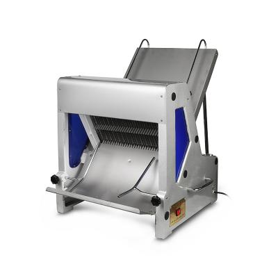 China Bakery Sounding Commercial Electric Toast Cutting Stainless Steel Bread Slicer for sale