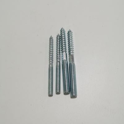 Cina Double-threaded hanger screw new product cheap price Double-threaded hanger bolt drywall tapping screw in vendita