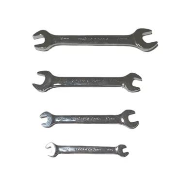 China High Strength Stainless Steel Hand Tools Wrench Double Ended Open End Wrench Metric Te koop