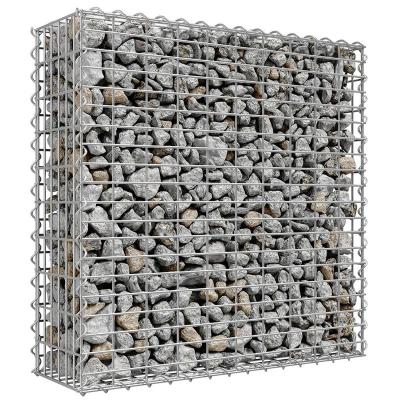 China Competitive Price Easily Assembled Galvanized Welded Gabion Box Basket Fence Price For Garden Gabion for sale