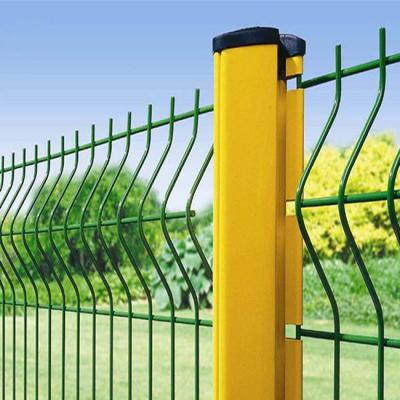 China Easily Assembled Peach Shaped Barrier Column Fence Three Bend Wire Insulation Net for sale