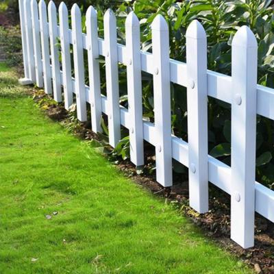 China Sustainable White Plastic Garden Fencing Vinyl PVC Fence For Export for sale